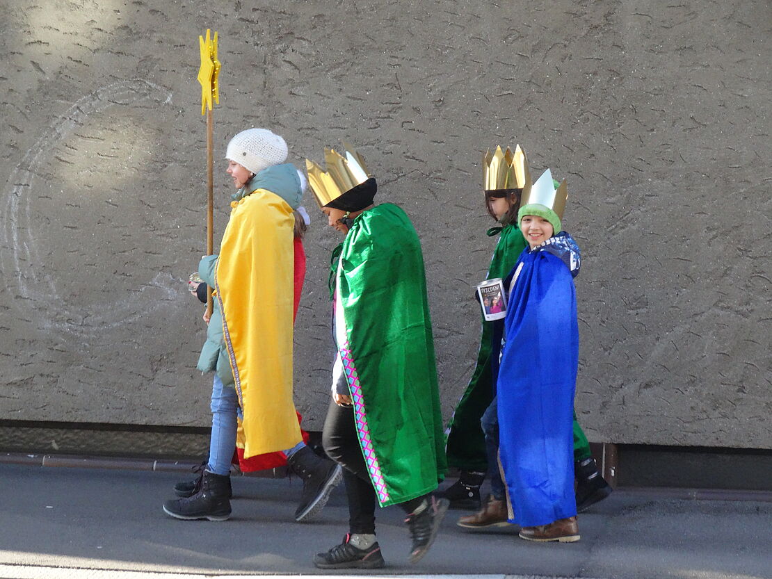 Besuch der Sternsinger:innen